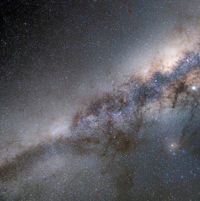 Rolgordijn voor het raam Melkweg