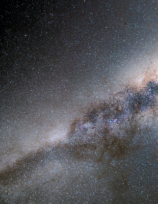 Rolgordijn voor het raam Melkweg