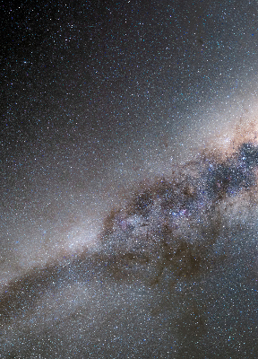 Rolgordijn voor het raam Melkweg