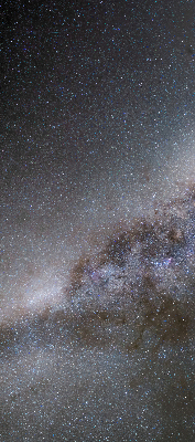 Rolgordijn voor het raam Melkweg