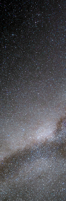 Rolgordijn voor het raam Melkweg