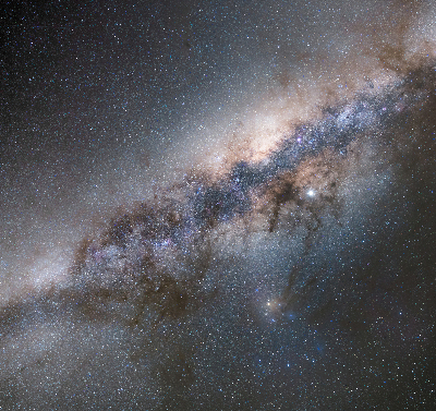 Rolgordijn voor het raam Melkweg