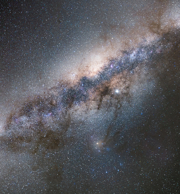 Rolgordijn voor het raam Melkweg