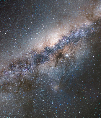 Rolgordijn voor het raam Melkweg