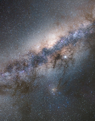 Rolgordijn voor het raam Melkweg