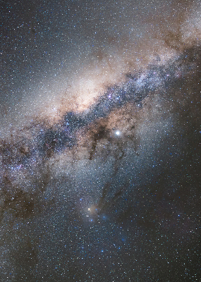 Rolgordijn voor het raam Melkweg