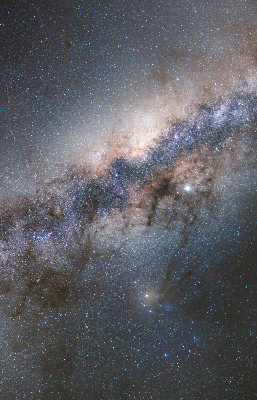 Rolgordijn voor het raam Melkweg