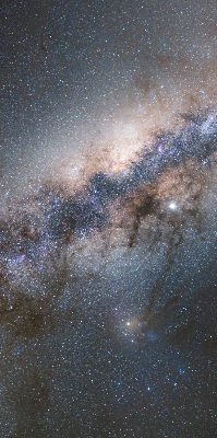 Rolgordijn voor het raam Melkweg