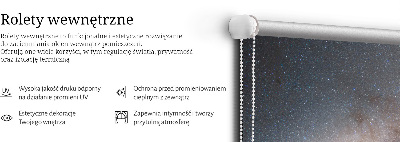 Rolgordijn voor het raam Melkweg