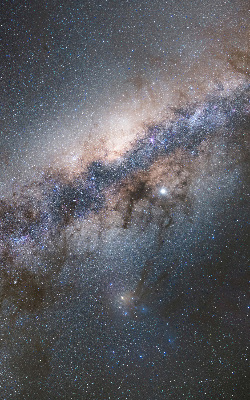 Rolgordijn voor het raam Melkweg