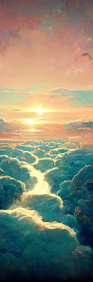 Rolgordijn verduisterend Zonsondergang