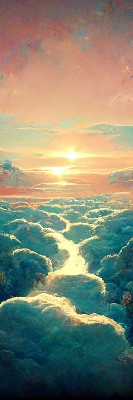 Rolgordijn verduisterend Zonsondergang