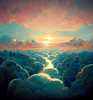 Rolgordijn verduisterend Zonsondergang