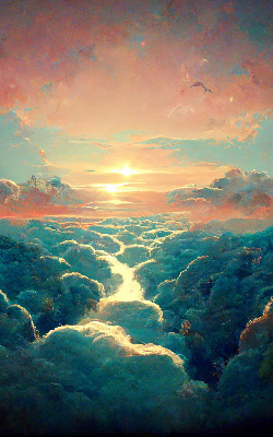 Rolgordijn verduisterend Zonsondergang