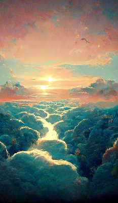 Rolgordijn verduisterend Zonsondergang