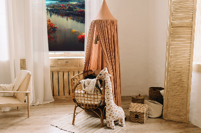 Rolgordijn verduisterend Rivier in het maanlicht