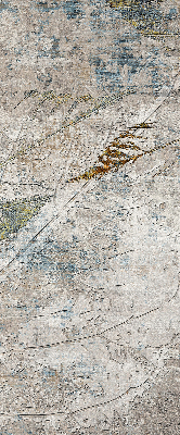 Rolgordijn voor het raam Weerspiegelde bladeren