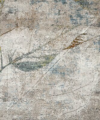 Rolgordijn voor het raam Weerspiegelde bladeren