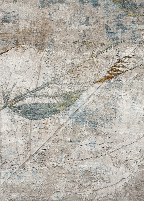 Rolgordijn voor het raam Weerspiegelde bladeren