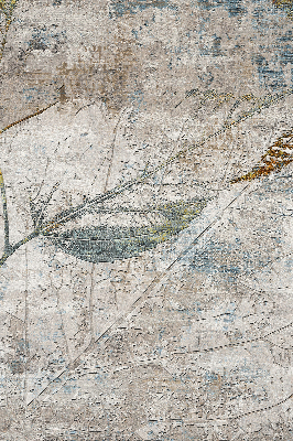 Rolgordijn voor het raam Weerspiegelde bladeren