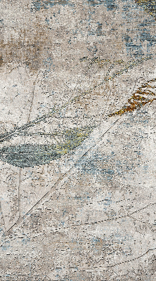 Rolgordijn voor het raam Weerspiegelde bladeren