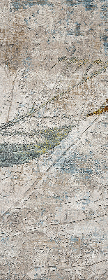 Rolgordijn voor het raam Weerspiegelde bladeren