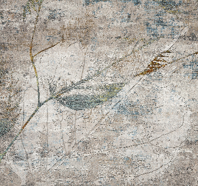 Rolgordijn voor het raam Weerspiegelde bladeren