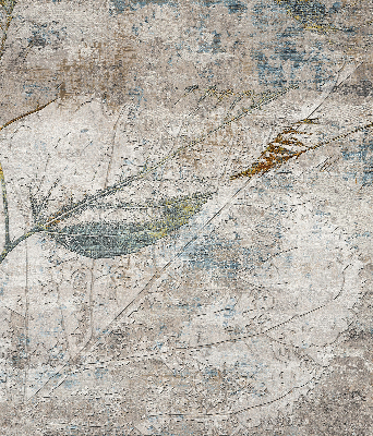 Rolgordijn voor het raam Weerspiegelde bladeren