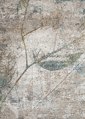 Rolgordijn voor het raam Weerspiegelde bladeren