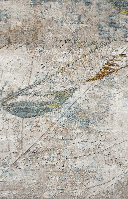 Rolgordijn voor het raam Weerspiegelde bladeren