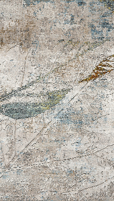 Rolgordijn voor het raam Weerspiegelde bladeren