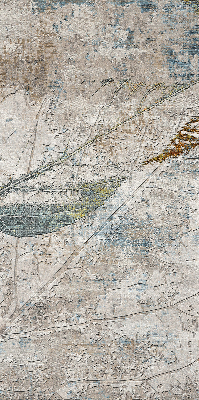 Rolgordijn voor het raam Weerspiegelde bladeren