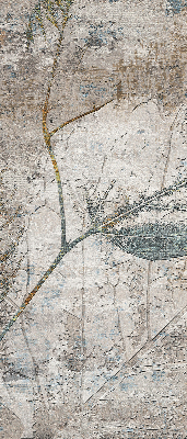 Rolgordijn voor het raam Weerspiegelde bladeren