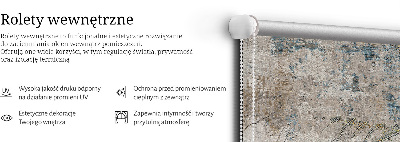 Rolgordijn voor het raam Weerspiegelde bladeren