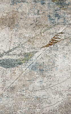 Rolgordijn voor het raam Weerspiegelde bladeren