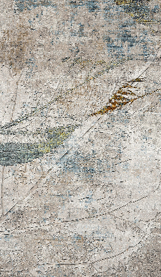 Rolgordijn voor het raam Weerspiegelde bladeren