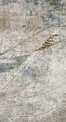 Rolgordijn voor het raam Weerspiegelde bladeren