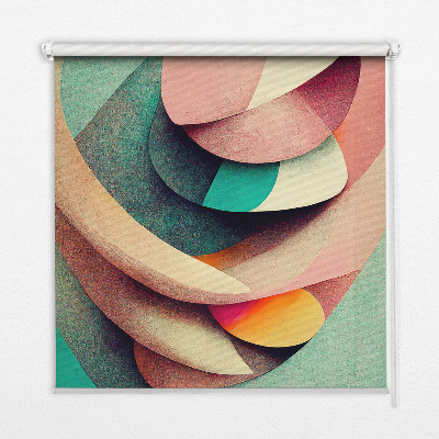 Rolgordijn voor het raam Abstractie