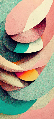 Rolgordijn voor het raam Abstractie