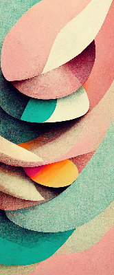 Rolgordijn voor het raam Abstractie