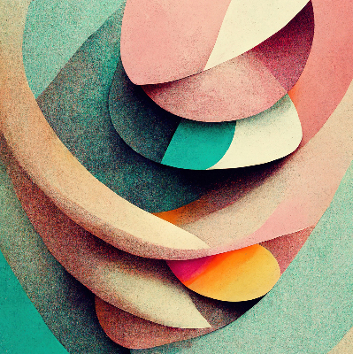 Rolgordijn voor het raam Abstractie