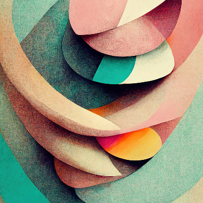 Rolgordijn voor het raam Abstractie