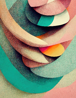 Rolgordijn voor het raam Abstractie