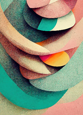 Rolgordijn voor het raam Abstractie