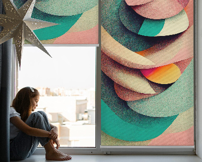 Rolgordijn voor het raam Abstractie