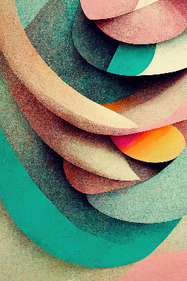 Rolgordijn voor het raam Abstractie