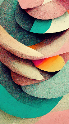 Rolgordijn voor het raam Abstractie