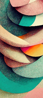 Rolgordijn voor het raam Abstractie