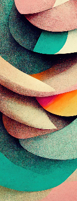 Rolgordijn voor het raam Abstractie