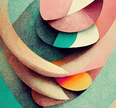 Rolgordijn voor het raam Abstractie